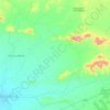 Mapa topográfico Bourrous, altitude, relevo