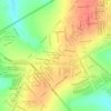 Mapa topográfico Chácaras Rancho Alegre, altitude, relevo