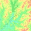 Mapa topográfico Franklin County, altitude, relevo