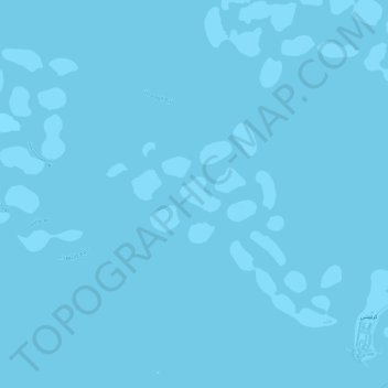 Mapa topográfico ماناوس, altitude, relevo