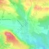 Mapa topográfico Villegailhenc, altitude, relevo