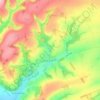 Mapa topográfico Warter, altitude, relevo