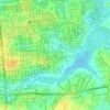 Mapa topográfico Sapiranga / Coité, altitude, relevo