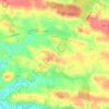 Mapa topográfico Coësmes, altitude, relevo