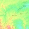 Mapa topográfico Várzea da Roça, altitude, relevo