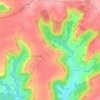 Mapa topográfico Jouy, altitude, relevo