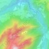 Mapa topográfico La Vernaz, altitude, relevo