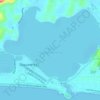 Mapa topográfico Lagoa de Fora/Saquarema, altitude, relevo
