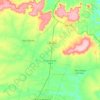 Mapa topográfico Lagoinha do Piauí, altitude, relevo