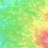 Mapa topográfico Sainte-Montaine, altitude, relevo