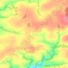 Mapa topográfico Puddington, altitude, relevo