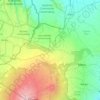 Mapa topográfico Buuri, altitude, relevo