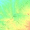 Mapa topográfico Afonso Bezerra, altitude, relevo