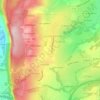 Mapa topográfico Ayn, altitude, relevo