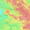 Mapa topográfico Maramureș, altitude, relevo