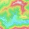 Mapa topográfico Bez-et-Esparon, altitude, relevo