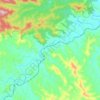 Mapa topográfico Bulliac, altitude, relevo
