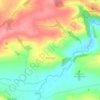 Mapa topográfico Brushford, altitude, relevo