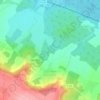 Mapa topográfico Courcelles-Sapicourt, altitude, relevo