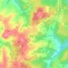 Mapa topográfico Charbuy, altitude, relevo