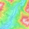 Mapa topográfico Saint-André-d'Embrun, altitude, relevo