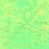 Mapa topográfico ঘিওর উপজেলা, altitude, relevo