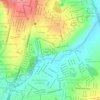 Mapa topográfico Bairro São Carlos 2 Etapa, altitude, relevo