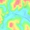 Mapa topográfico Bairro da Graça, altitude, relevo