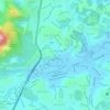 Mapa topográfico Nova Brasília, altitude, relevo