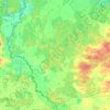 Mapa topográfico Рівненська сільська громада, altitude, relevo