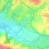 Mapa topográfico Champ-le-Duc, altitude, relevo