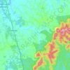 Mapa topográfico Roça Velha, altitude, relevo