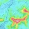 Mapa topográfico North Gosford, altitude, relevo