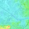 Mapa topográfico Hulo, altitude, relevo