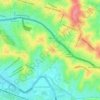 Mapa topográfico São Lucas, altitude, relevo
