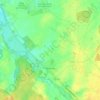 Mapa topográfico Étrechet, altitude, relevo