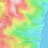 Mapa topográfico Santa-Maria-di-Lota, altitude, relevo