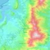 Mapa topográfico Oletta, altitude, relevo