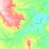 Mapa topográfico Muidumbe, altitude, relevo