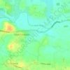 Mapa topográfico Great Eccleston, altitude, relevo