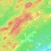 Mapa topográfico Sainte-Sabine, altitude, relevo