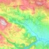 Mapa topográfico Muro Lucano, altitude, relevo