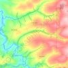 Mapa topográfico Flórida, altitude, relevo