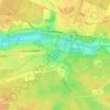 Mapa topográfico Douves, altitude, relevo