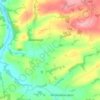 Mapa topográfico Iddesleigh, altitude, relevo