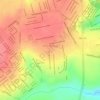 Mapa topográfico Jardim Holanda, altitude, relevo