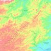 Mapa topográfico Maraial, altitude, relevo