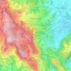Mapa topográfico Monte di Malo, altitude, relevo