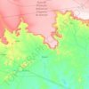 Mapa topográfico Bodocó, altitude, relevo