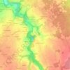 Mapa topográfico Tressignaux, altitude, relevo